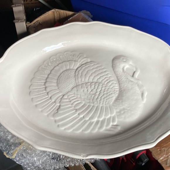 Serving Platter with Turkey Embossed El Camino - Picture 2 of 5